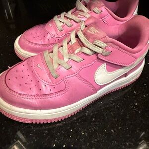 Nike Vibrant Pink and White Athletic Shoes